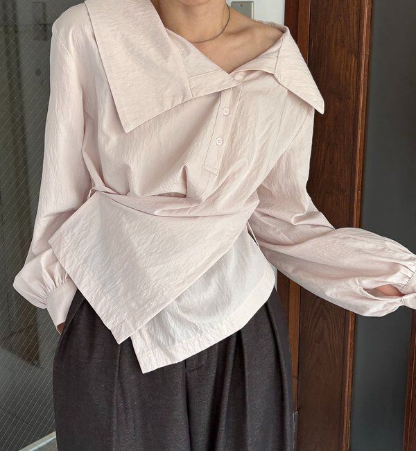  「【2WAY】カシュクールシャツ」|シャツ・ブラウス|