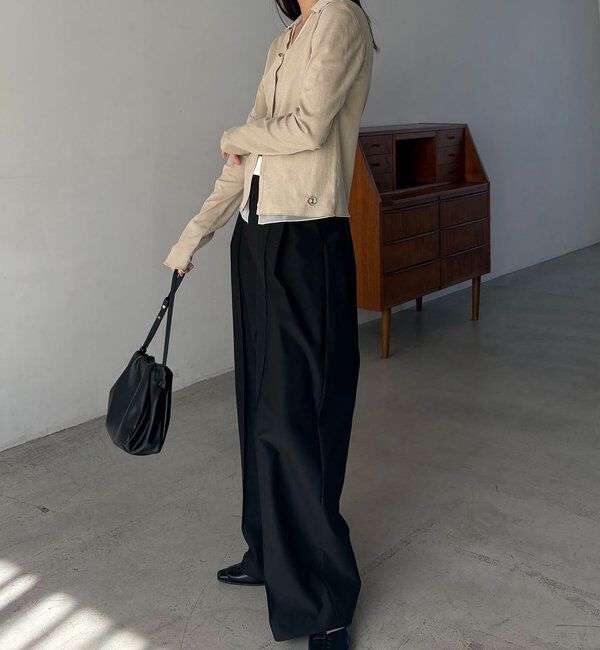  「【サスティナブル】〈C.L〉シアーレイヤードリブロンT」|Tシャツ・カットソー|