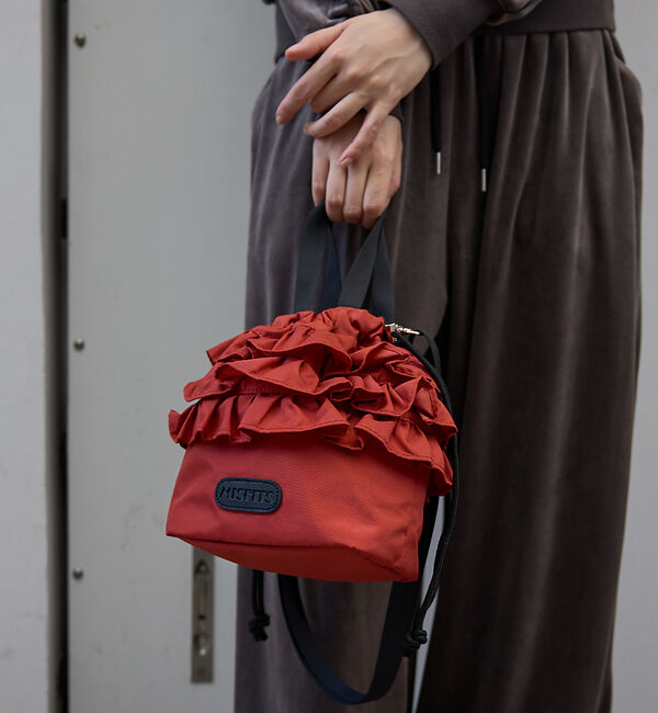 NOMINE「【MISFITS】2WAYフリル 巾着 トートバッグ」|トートバッグ|