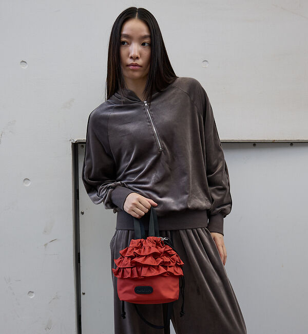 NOMINE「【MISFITS】2WAYフリル 巾着 トートバッグ」|トートバッグ|