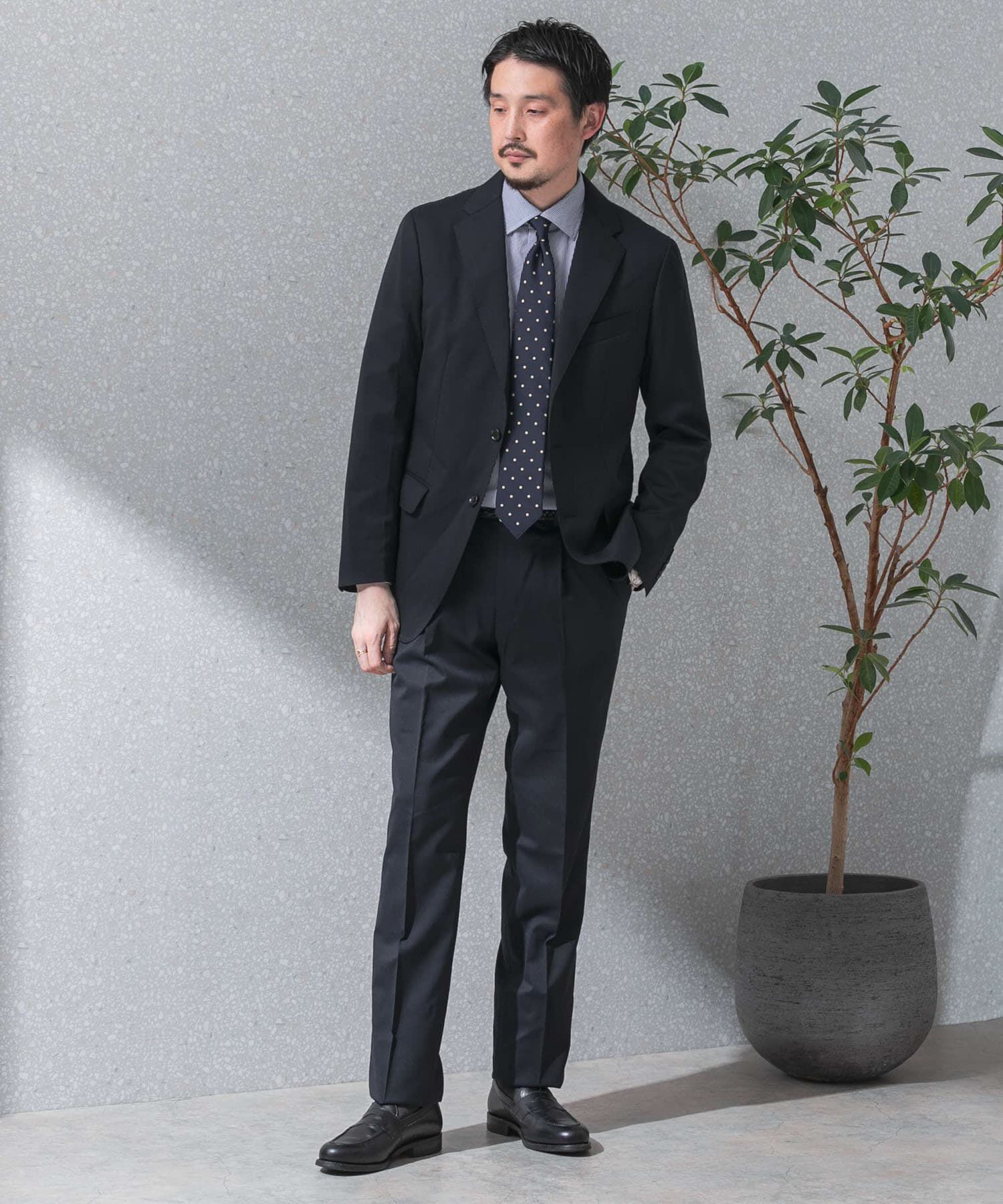 URBAN RESEARCH DOORS「LIFE STYLE TAILOR　ウォッシャブルストレッチパンツ」|スラックス|