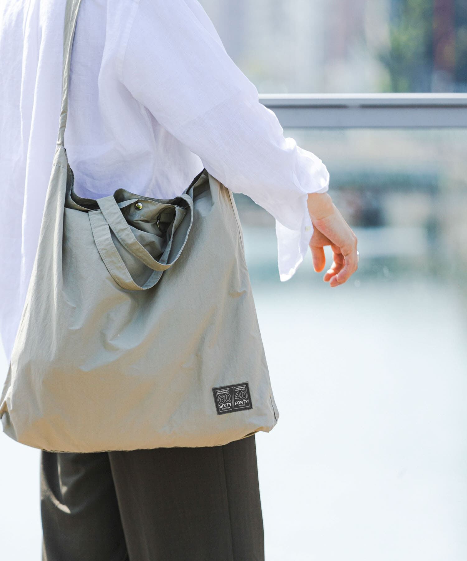 RODE SKO「『ユニセックス』ロクヨンギャザーショルダートートバッグ」|トートバッグ|