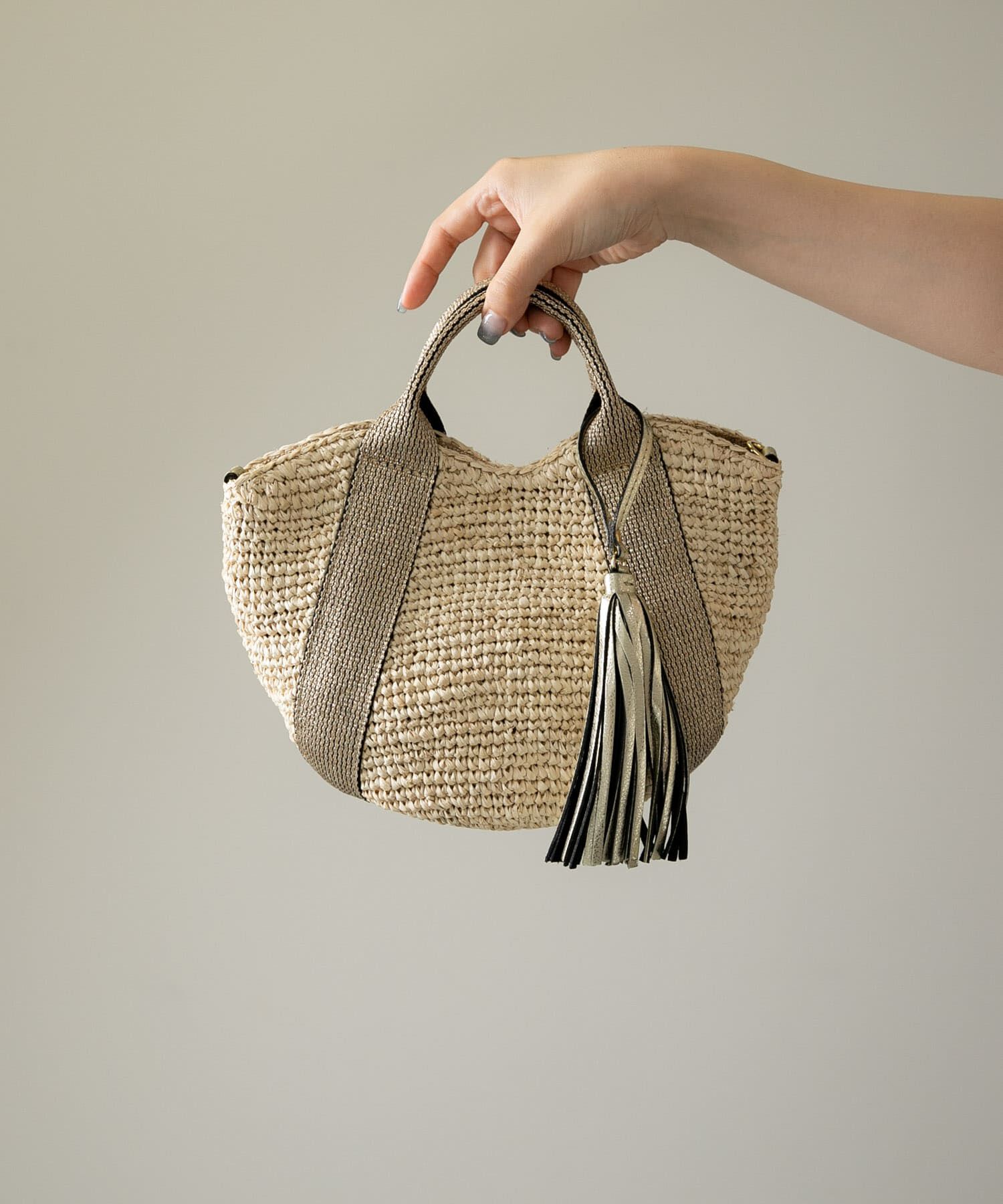 Sonny Label 「VIOLAd&rsquo;ORO　SANDRO V-8247」|かごバッグ|ゴールド