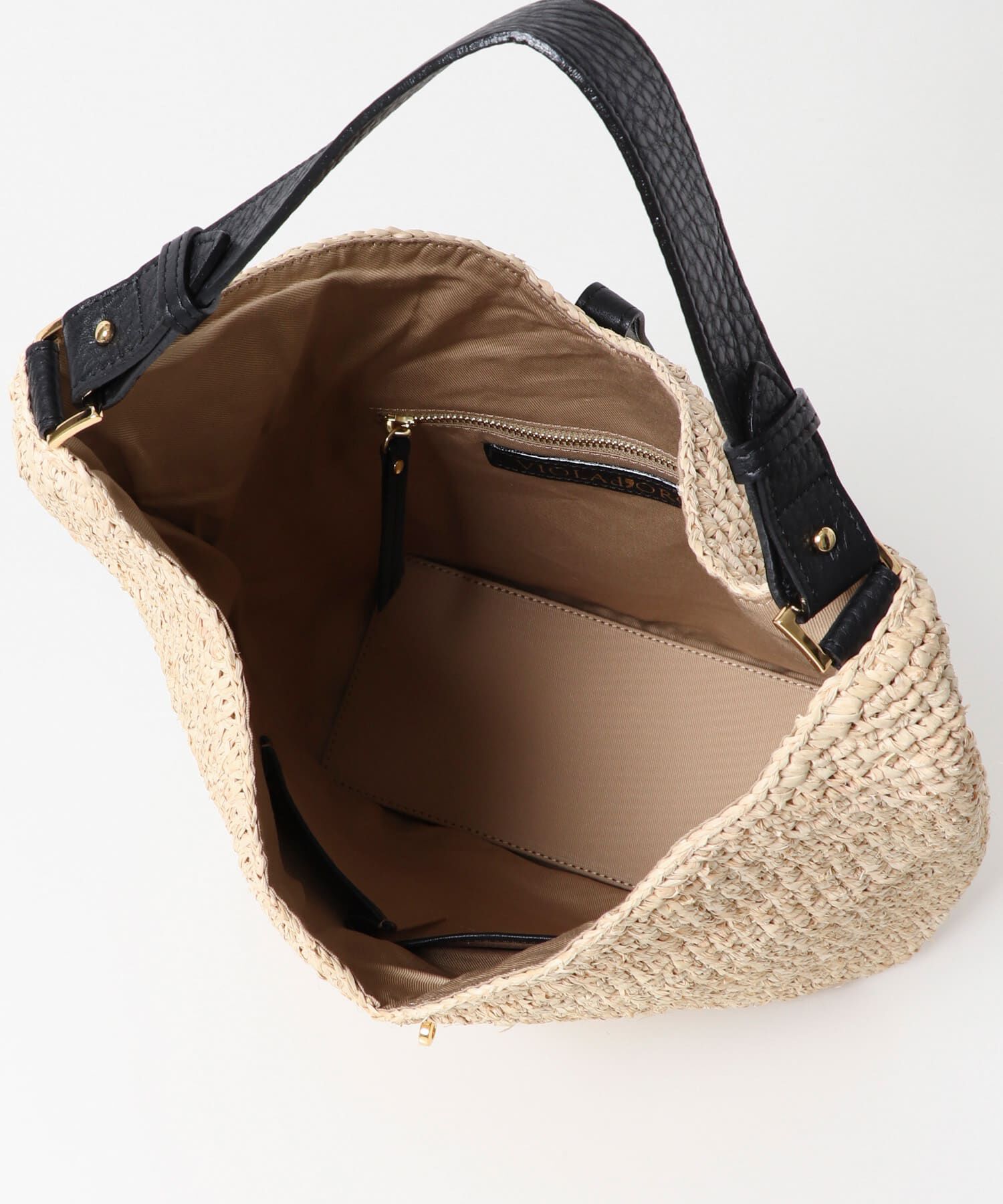 URBAN RESEARCH ROSSO「VIOLAd&rsquo;ORO　ラフィアワンショルダーバッグ」|かごバッグ|