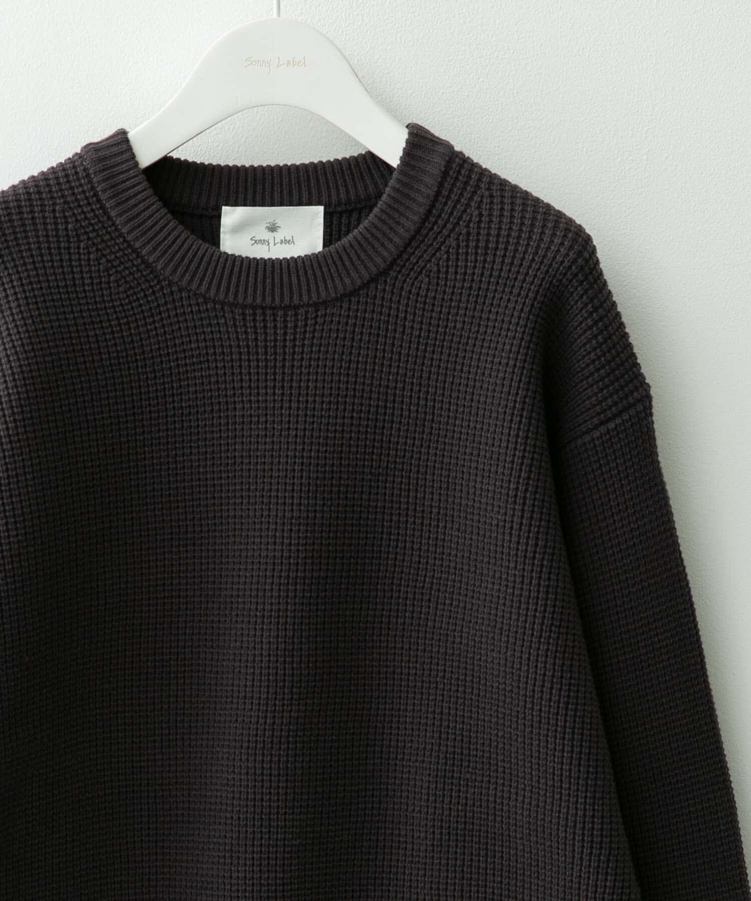 Sonny Label 「ウォッシャブルワッフルニットプルオーバー」|ニット・セーター|