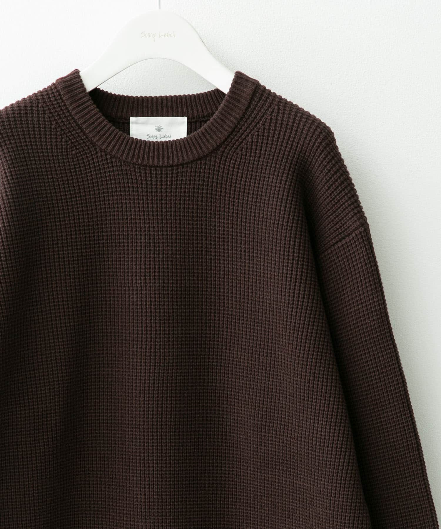 Sonny Label 「ウォッシャブルワッフルニットプルオーバー」|ニット・セーター|