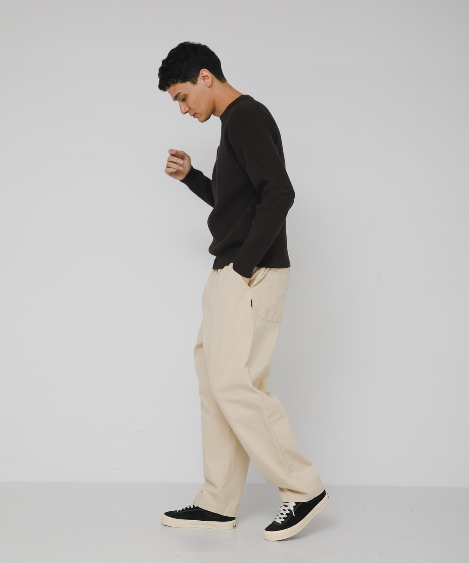 Sonny Label 「ウォッシャブルワッフルニットプルオーバー」|ニット・セーター|