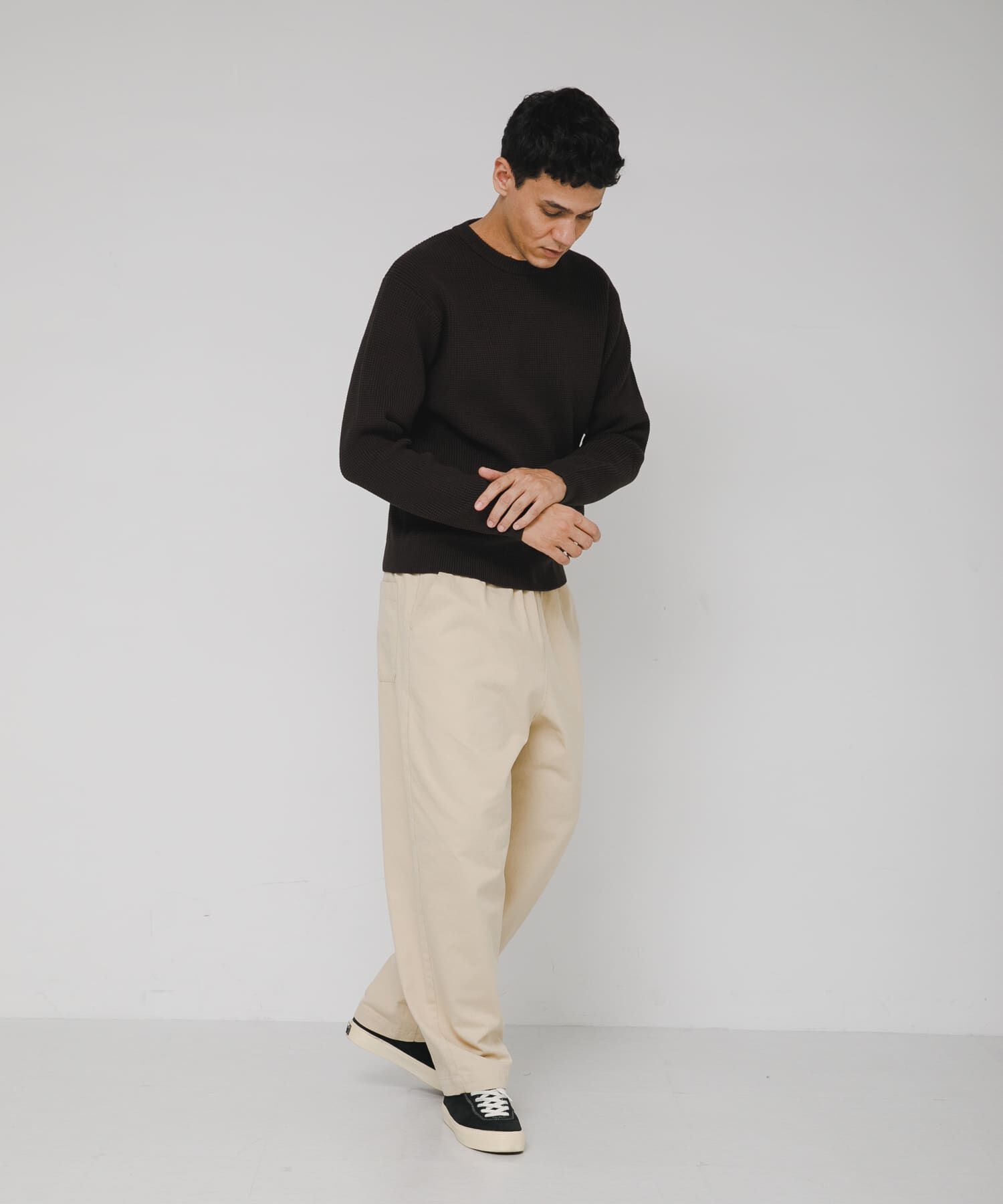 Sonny Label 「ウォッシャブルワッフルニットプルオーバー」|ニット・セーター|