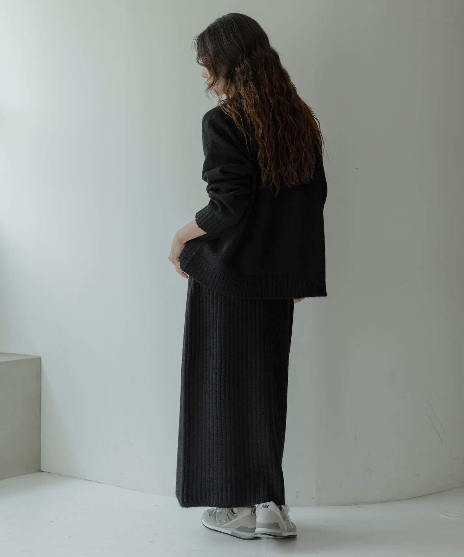 WEB限定』モックネックニット×スカートセットアップ（Sonny Label