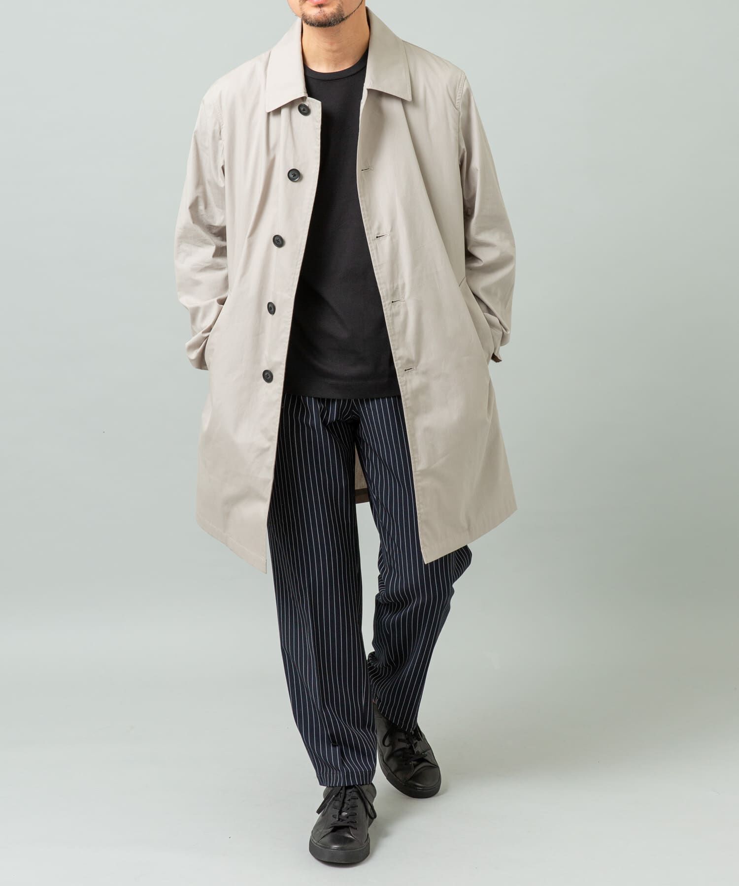 URBAN RESEARCH ROSSO「『撥水』タイプライタースプリングコート」|ステンカラーコート|