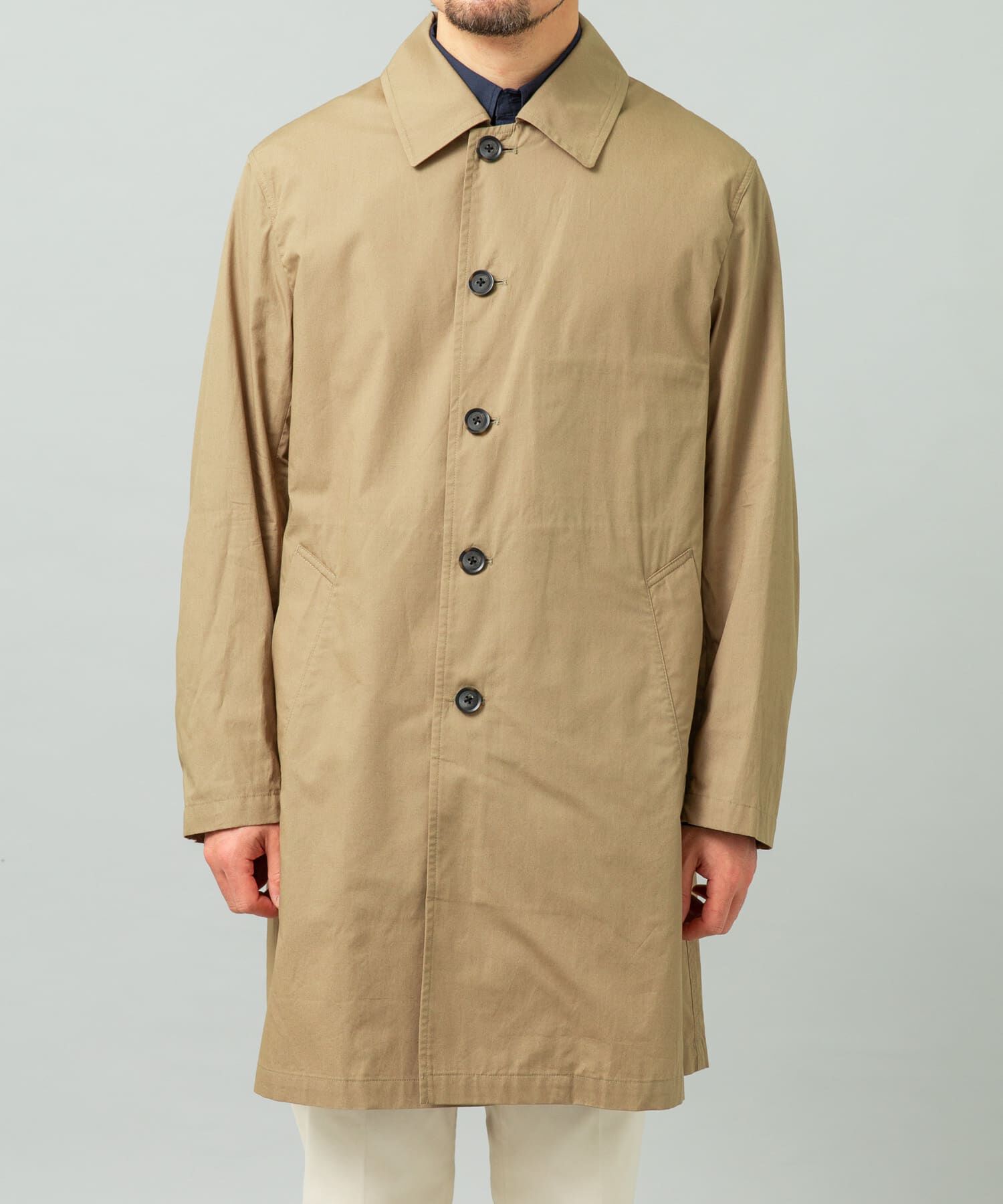 URBAN RESEARCH ROSSO「『撥水』タイプライタースプリングコート」|ステンカラーコート|