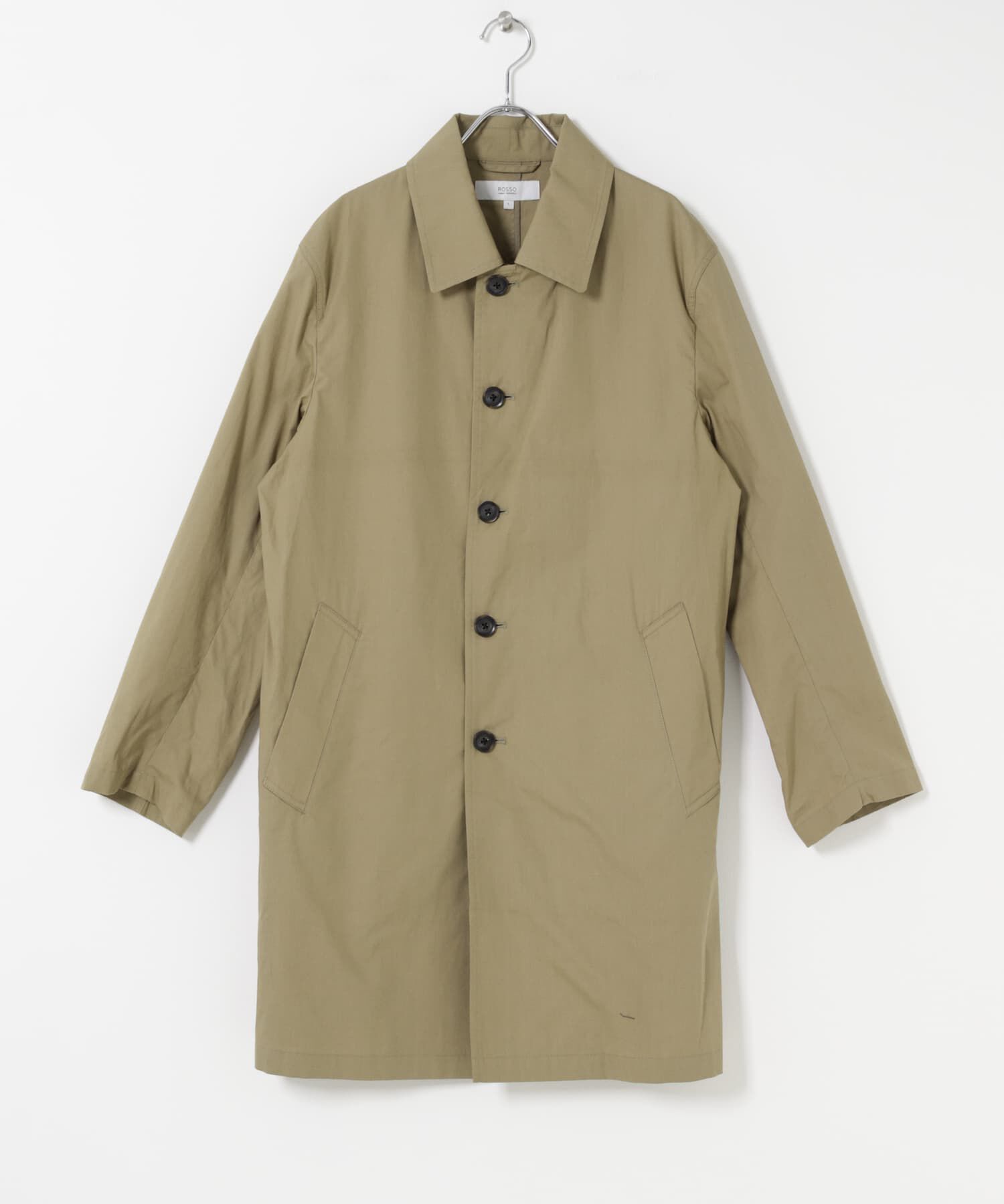 URBAN RESEARCH ROSSO「『撥水』タイプライタースプリングコート」|ステンカラーコート|