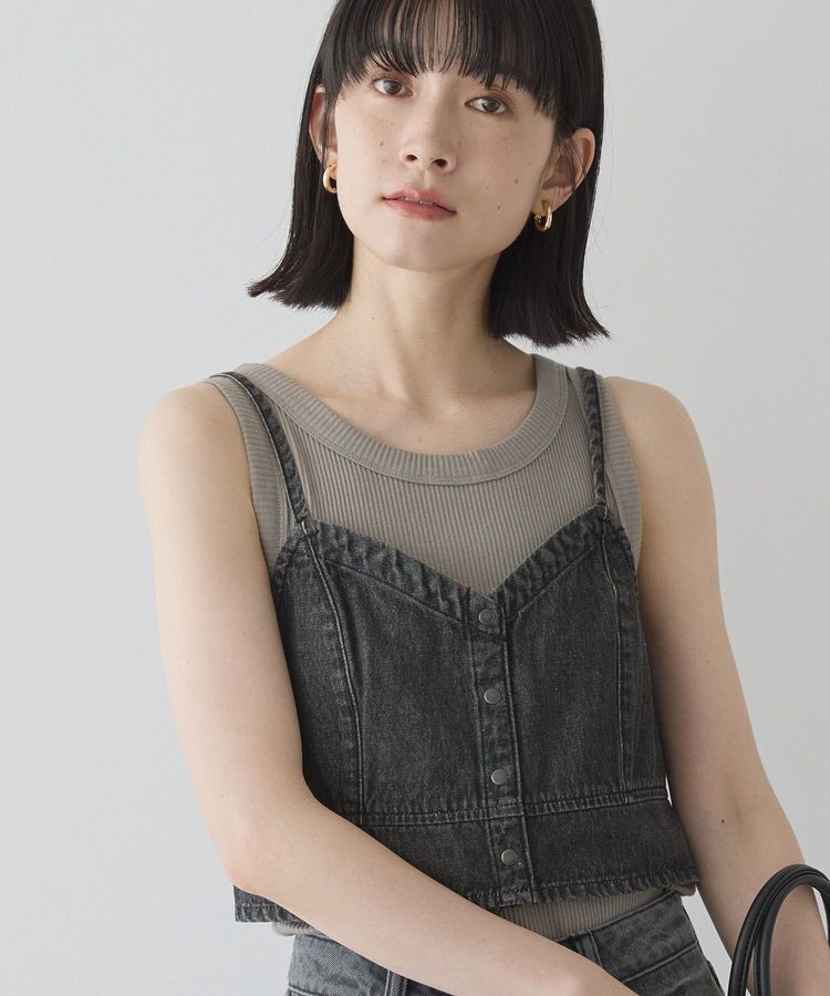 AMERICAN HOLIC「デニムキャミビスチェ」|ベスト・ジレ|