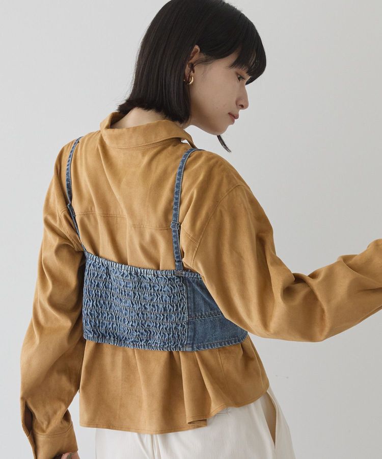 AMERICAN HOLIC「デニムキャミビスチェ」|ベスト・ジレ|