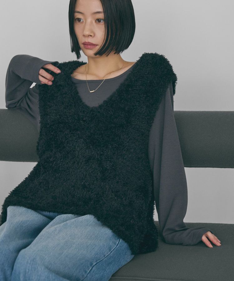 AMERICAN HOLIC「フェアリーベスト」|ベスト・ジレ|Black