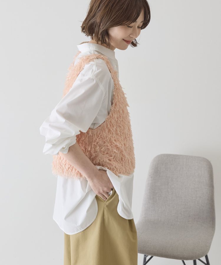 AMERICAN HOLIC「【選べる丈】フェザーVネックベスト」|ベスト・ジレ|