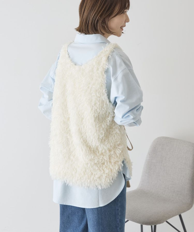 AMERICAN HOLIC「【選べる丈】フェザーVネックベスト」|ベスト・ジレ|