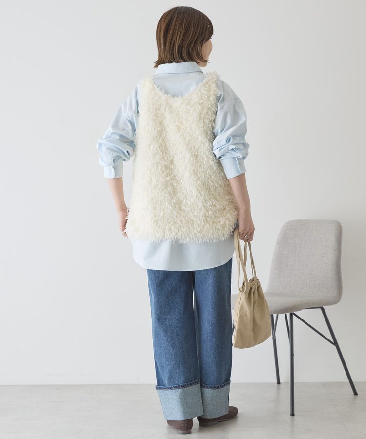 AMERICAN HOLIC「【選べる丈】フェザーVネックベスト」|ベスト・ジレ|