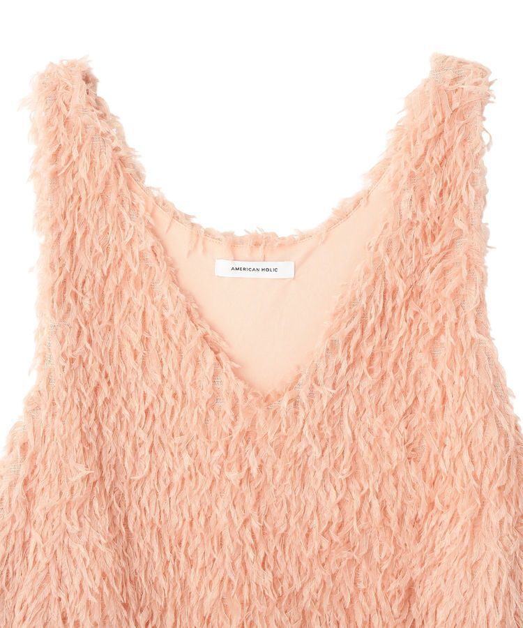 AMERICAN HOLIC「【選べる丈】フェザーVネックベスト」|ベスト・ジレ|