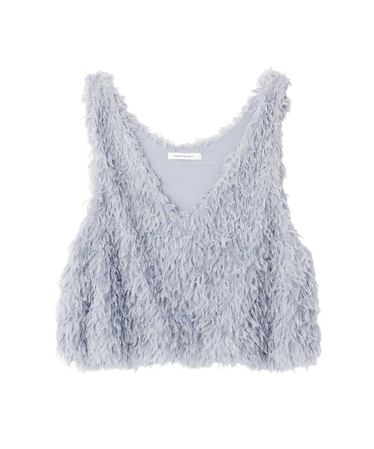 AMERICAN HOLIC「【選べる丈】フェザーVネックベスト」|ベスト・ジレ|