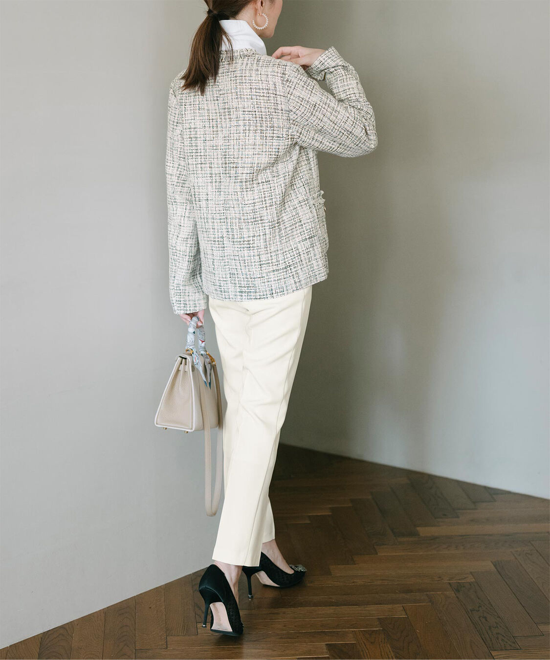 ur's「【星玲奈さんコラボアイテム】カラースティックパンツ」|スラックス|