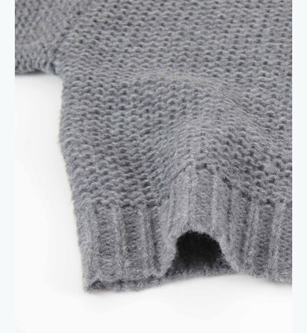 titivate「透かし編み刺繍クロップドプルオーバー」|ニット・セーター|