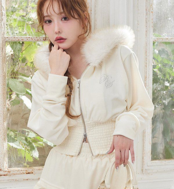 セットアップ可能】フェイクファーパーカー｜ルミネのファッション通販