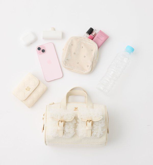  「チュールポケットミニボストンバッグ」|ショルダー・メッセンジャー|