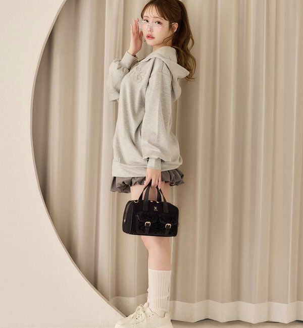  「チュールポケットミニボストンバッグ」|ショルダー・メッセンジャー|