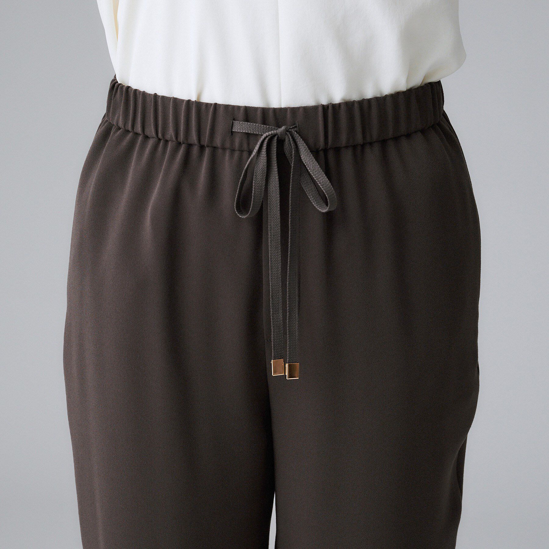 UNTITLED「【吸水速乾/ウエストゴム】バックサテン ジョグパンツ」|その他|