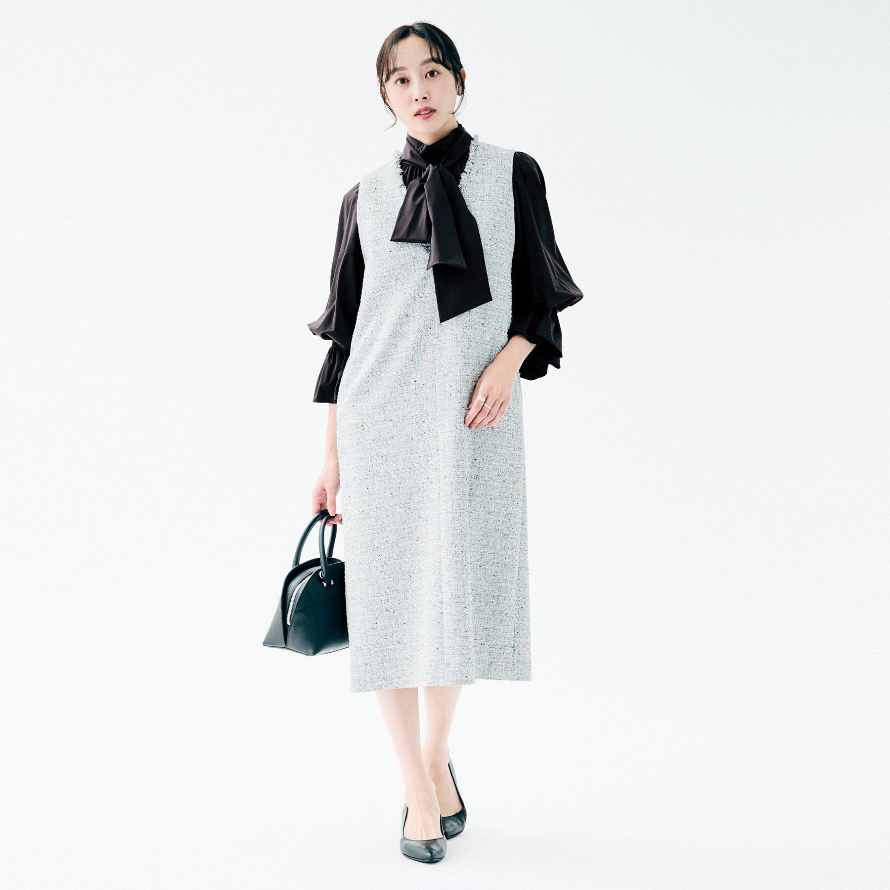 UNTITLED「【セレモニー/華やか】2WAYボウタイブラウス」|シャツ・ブラウス|