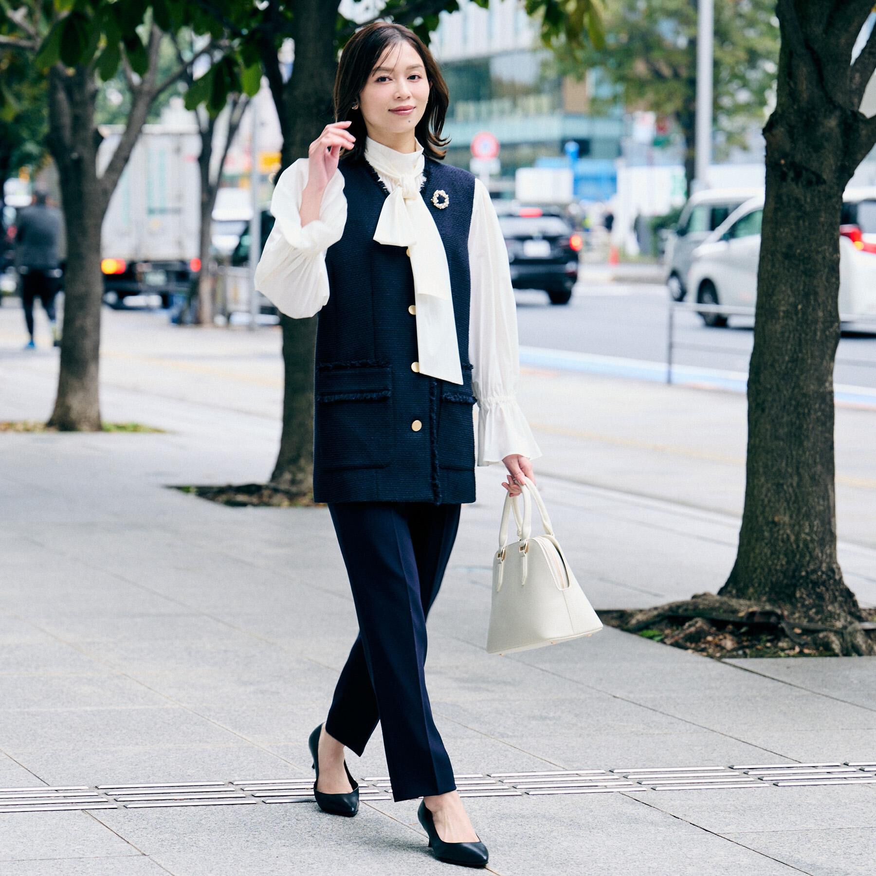 UNTITLED「【セレモニー/華やか】2WAYボウタイブラウス」|シャツ・ブラウス|