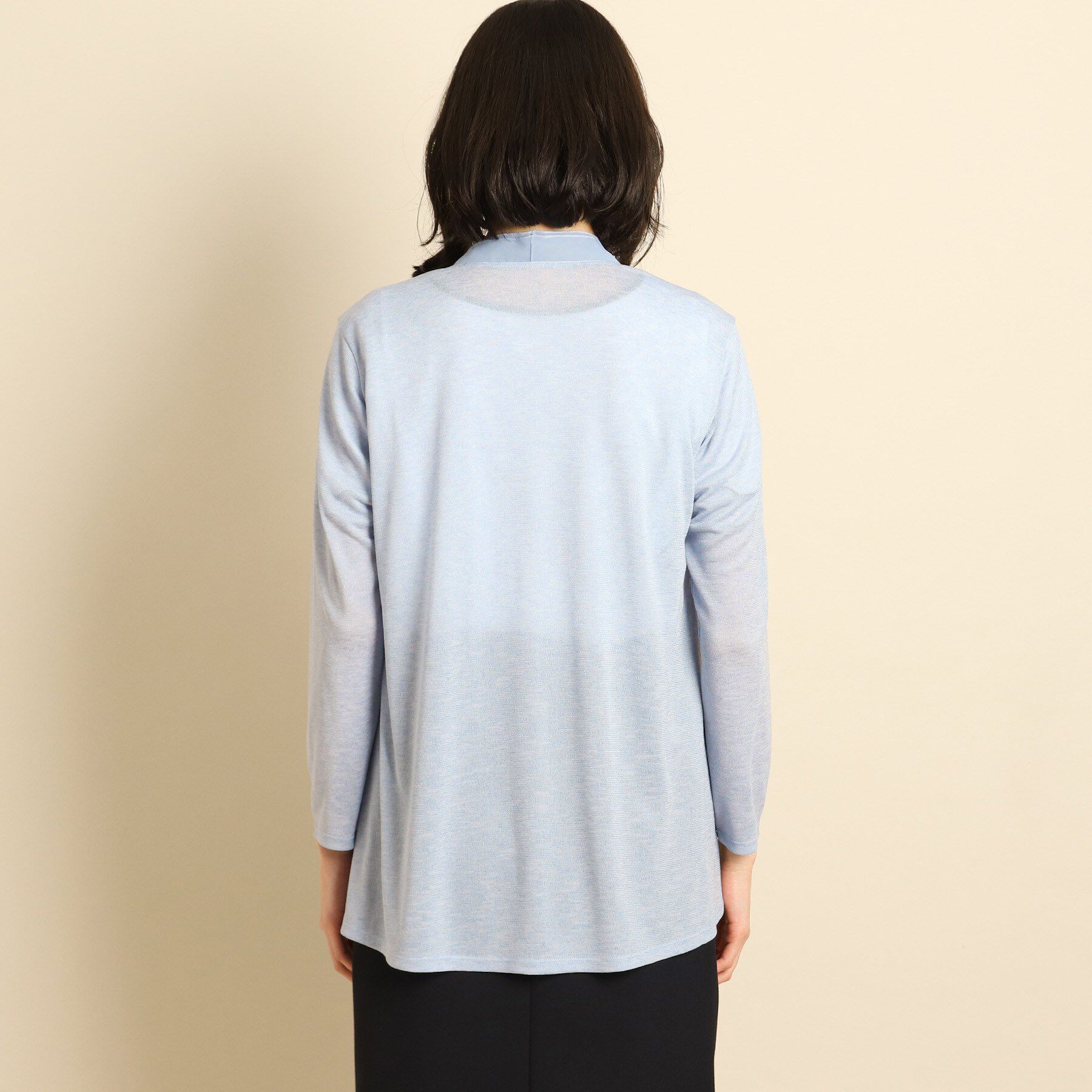 COUP DE CHANCE「【日本製/洗える】着流しジャージカーディガン」|カーディガン|