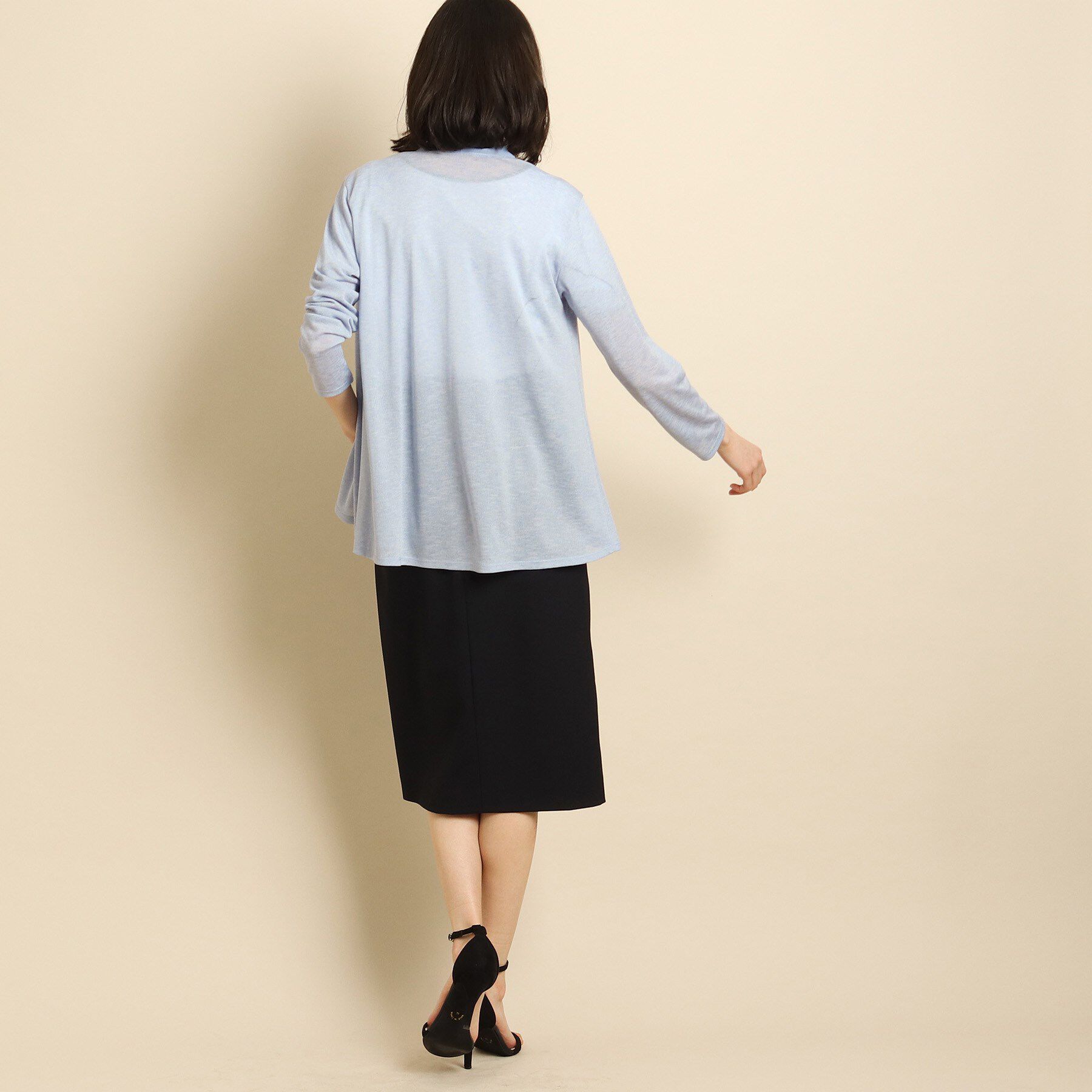 COUP DE CHANCE「【日本製/洗える】着流しジャージカーディガン」|カーディガン|