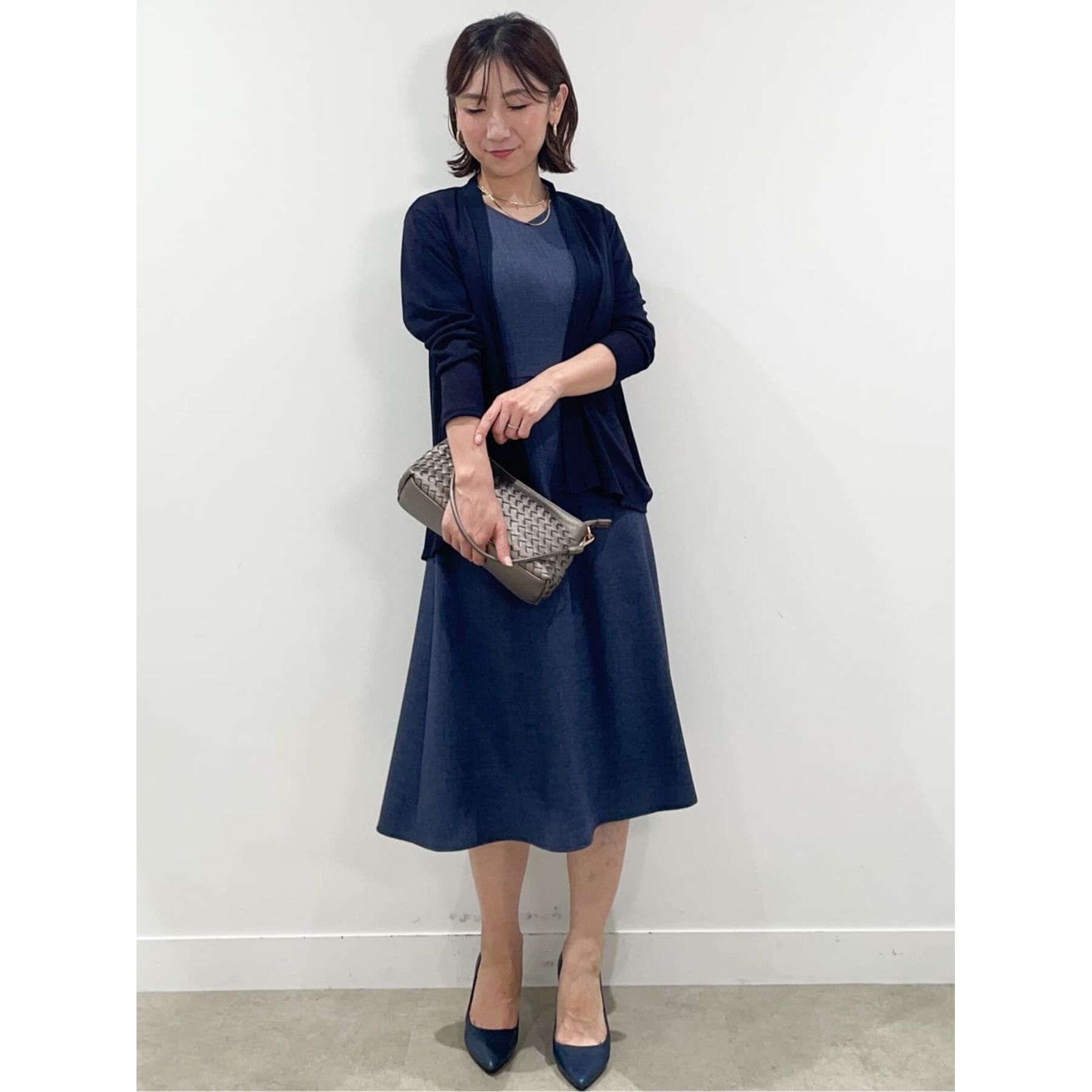 COUP DE CHANCE「【日本製/洗える】着流しジャージカーディガン」|カーディガン|