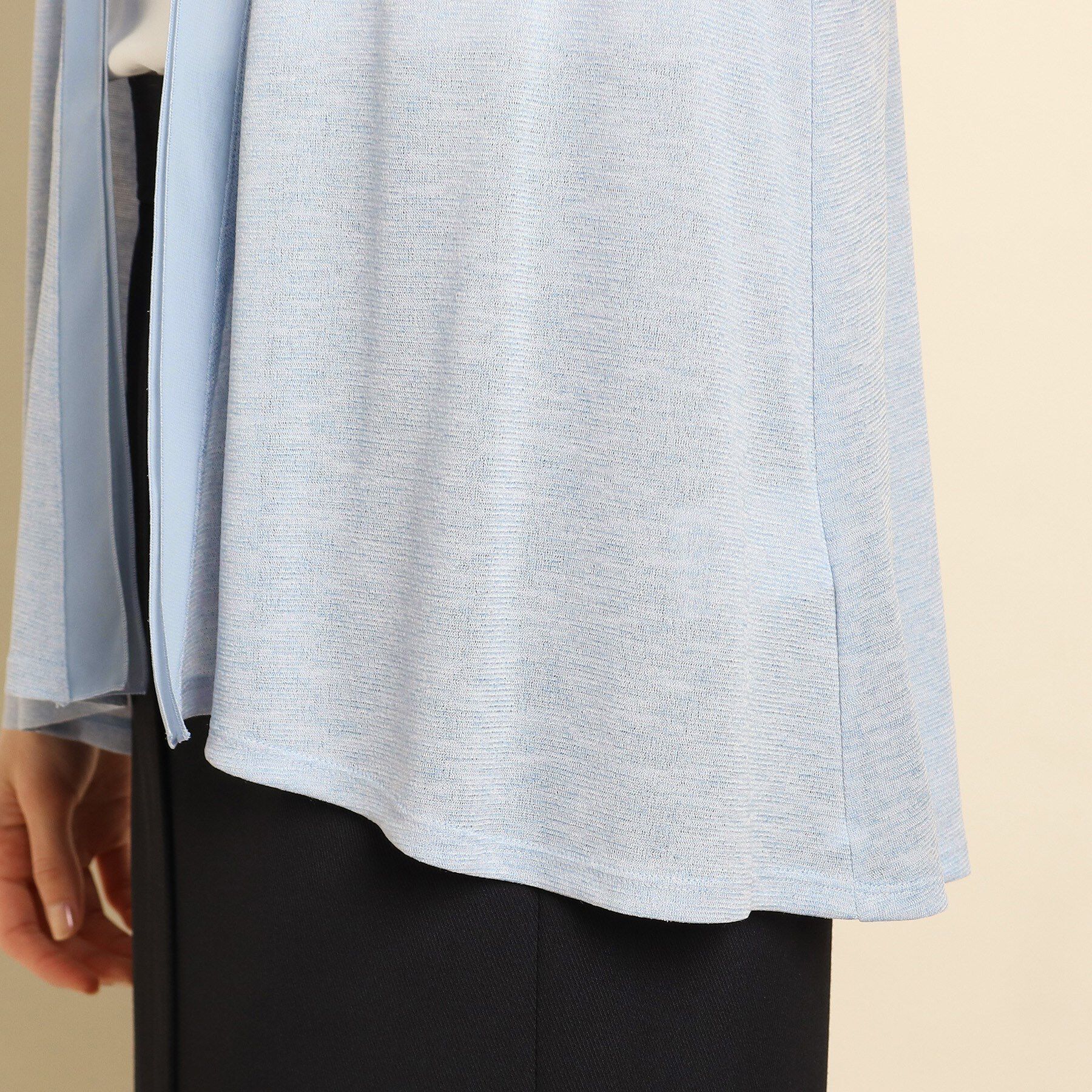 COUP DE CHANCE「【日本製/洗える】着流しジャージカーディガン」|カーディガン|