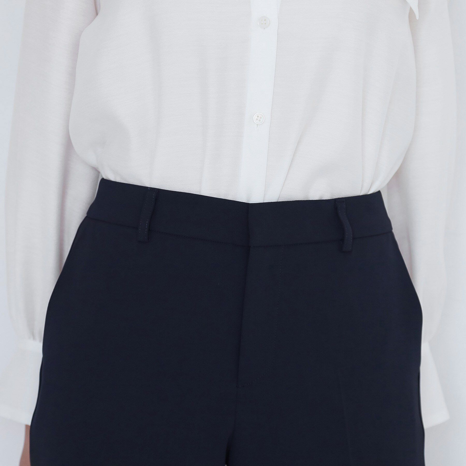 COUP DE CHANCE「【手洗い可／日本製／伸縮性／スーツ可】センタープレス入りテーパードパンツ」|その他|