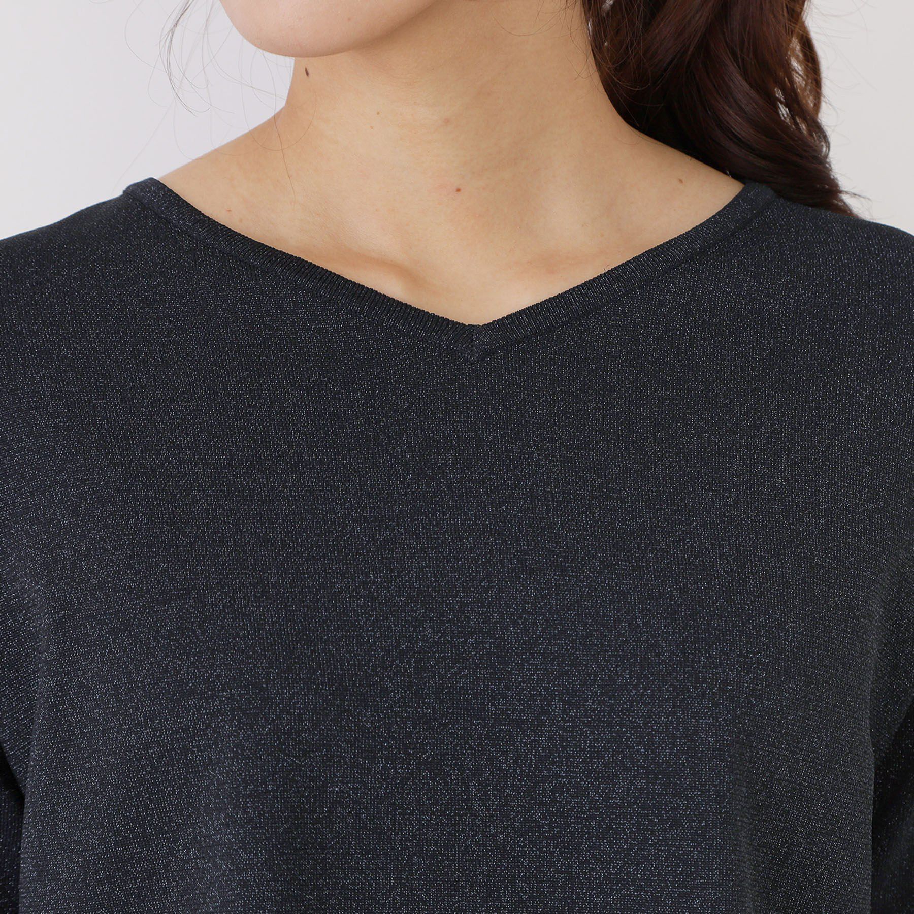 COUP DE CHANCE「【洗える】レイヤード風デザインのニットトップス」|ニット・セーター|