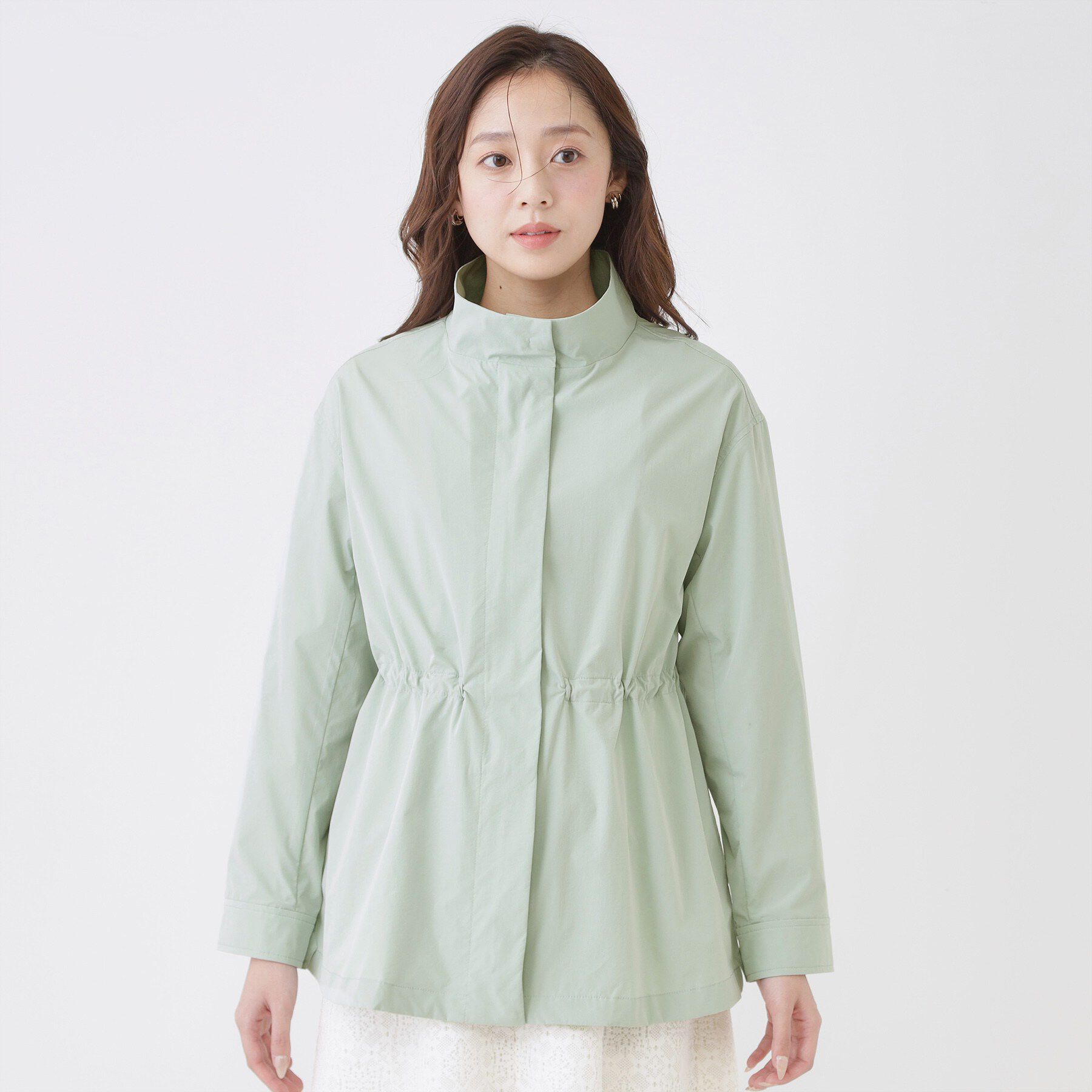 COUP DE CHANCE「【手洗い可／裏無し／ウエスト調整可】スタンド衿ブルゾン」|ブルゾン・スタジャン|