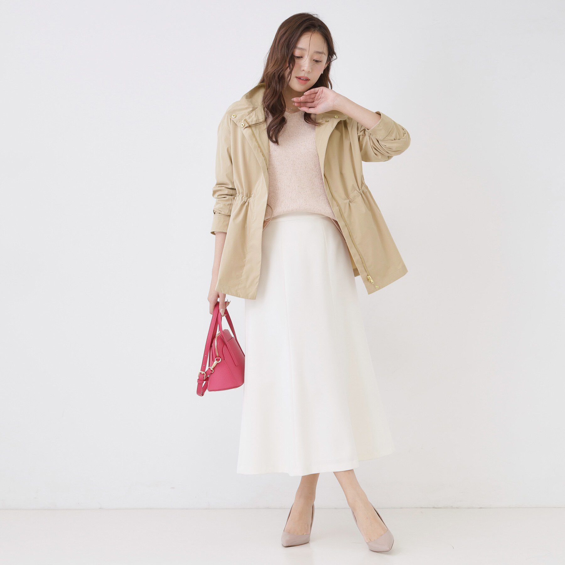 COUP DE CHANCE「【手洗い可／裏無し／ウエスト調整可】スタンド衿ブルゾン」|ブルゾン・スタジャン|