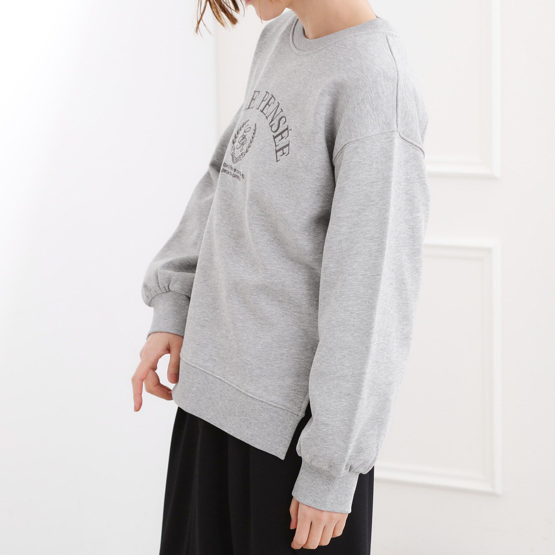 grove「刺繍ロゴ裏毛スウェットプルオーバー」|パーカー|