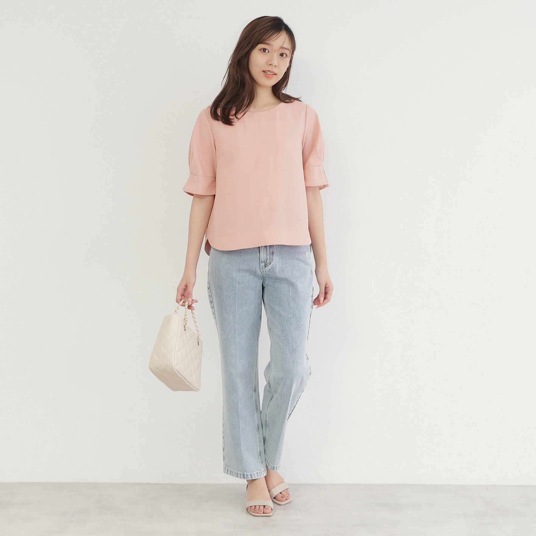 index「《新色追加》タックスリーブブラウス【洗濯機洗い可/吸水速乾/防シワ/抗ピル】」|シャツ・ブラウス|