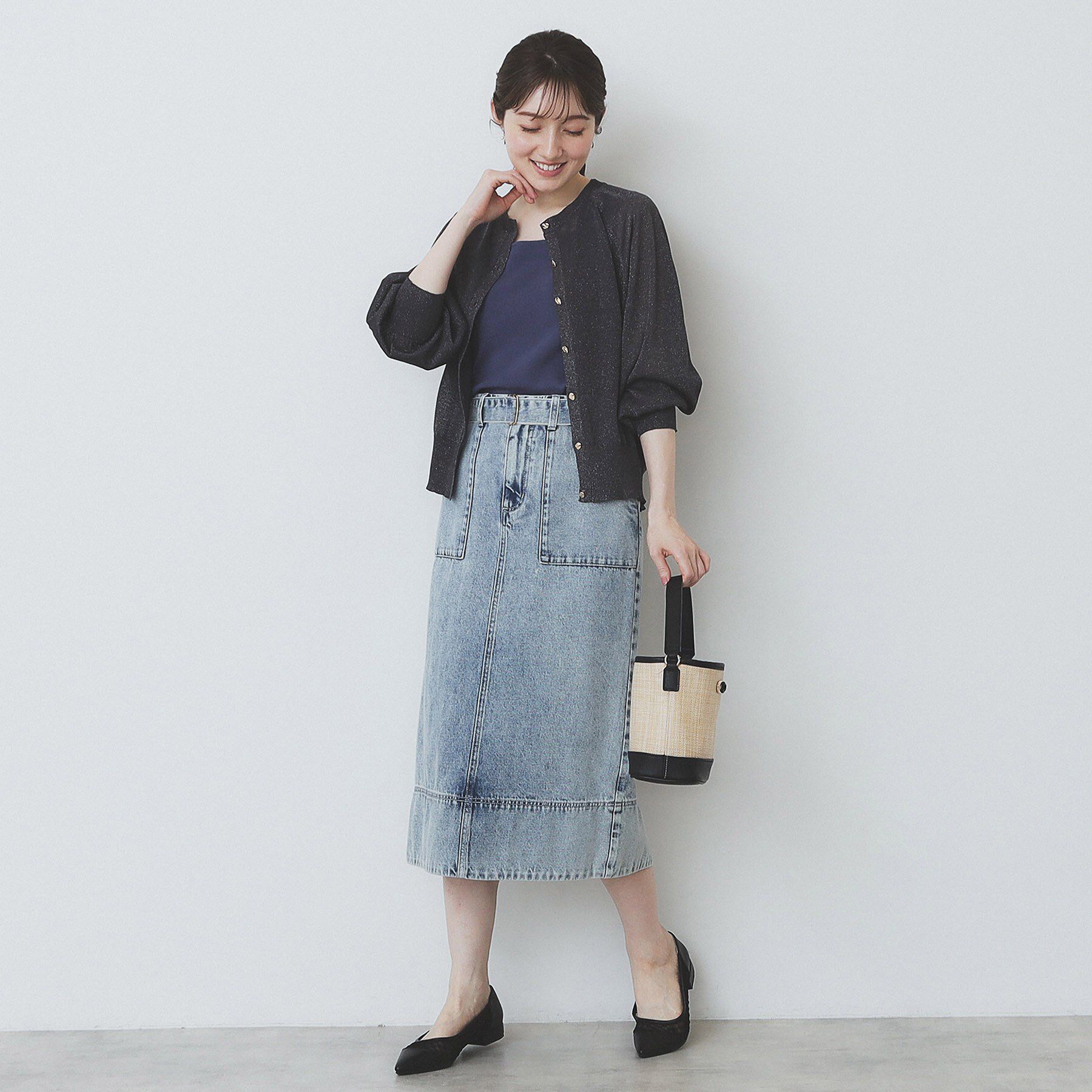 index「スクエアネックニットタンク【洗濯機洗い可】」|キャミソール|