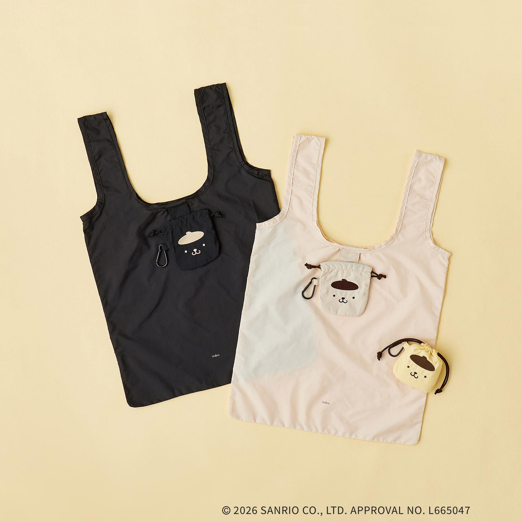 index「◆【ポムポムプリン】ポケッタブルエコバッグ」|エコバッグ|