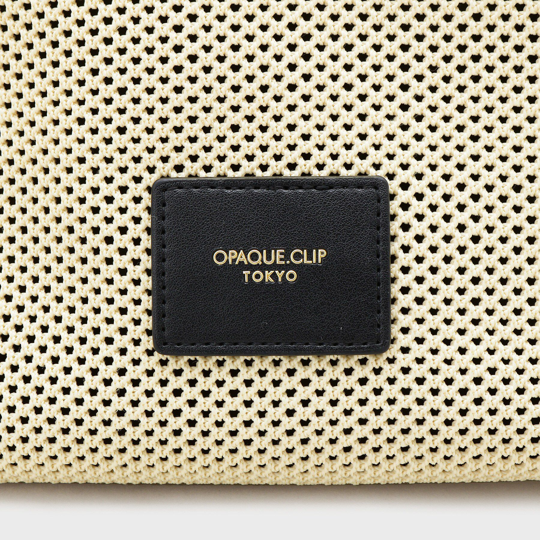 OPAQUE.CLIP「メッシュスクエアミドルトートバッグ【2WAY】」|トートバッグ|