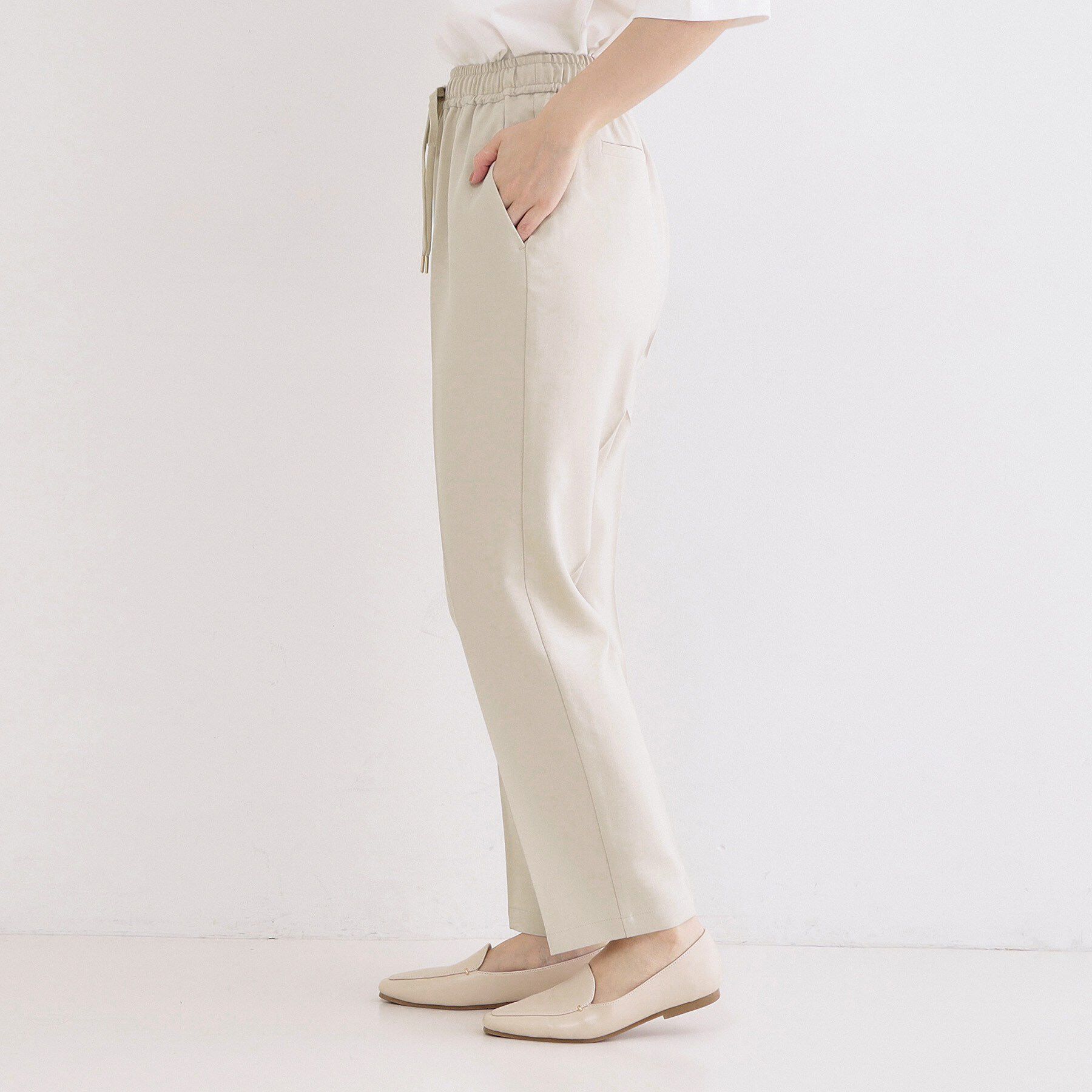 OPAQUE.CLIP「美脚ストレッチイージーテーパードパンツ【洗濯機OK】」|その他|