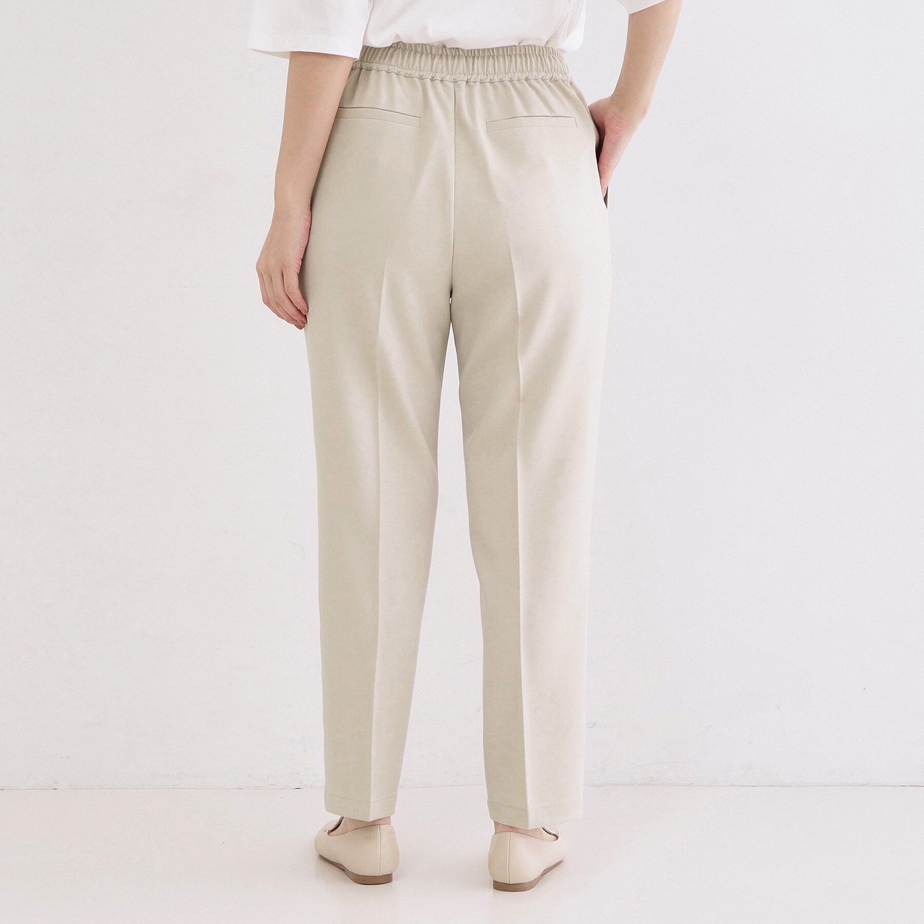 OPAQUE.CLIP「美脚ストレッチイージーテーパードパンツ【洗濯機OK】」|その他|