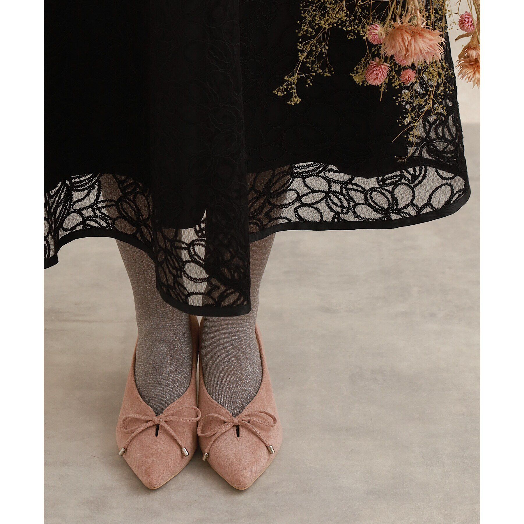 Couture broach「リボンパンプス」|パンプス|