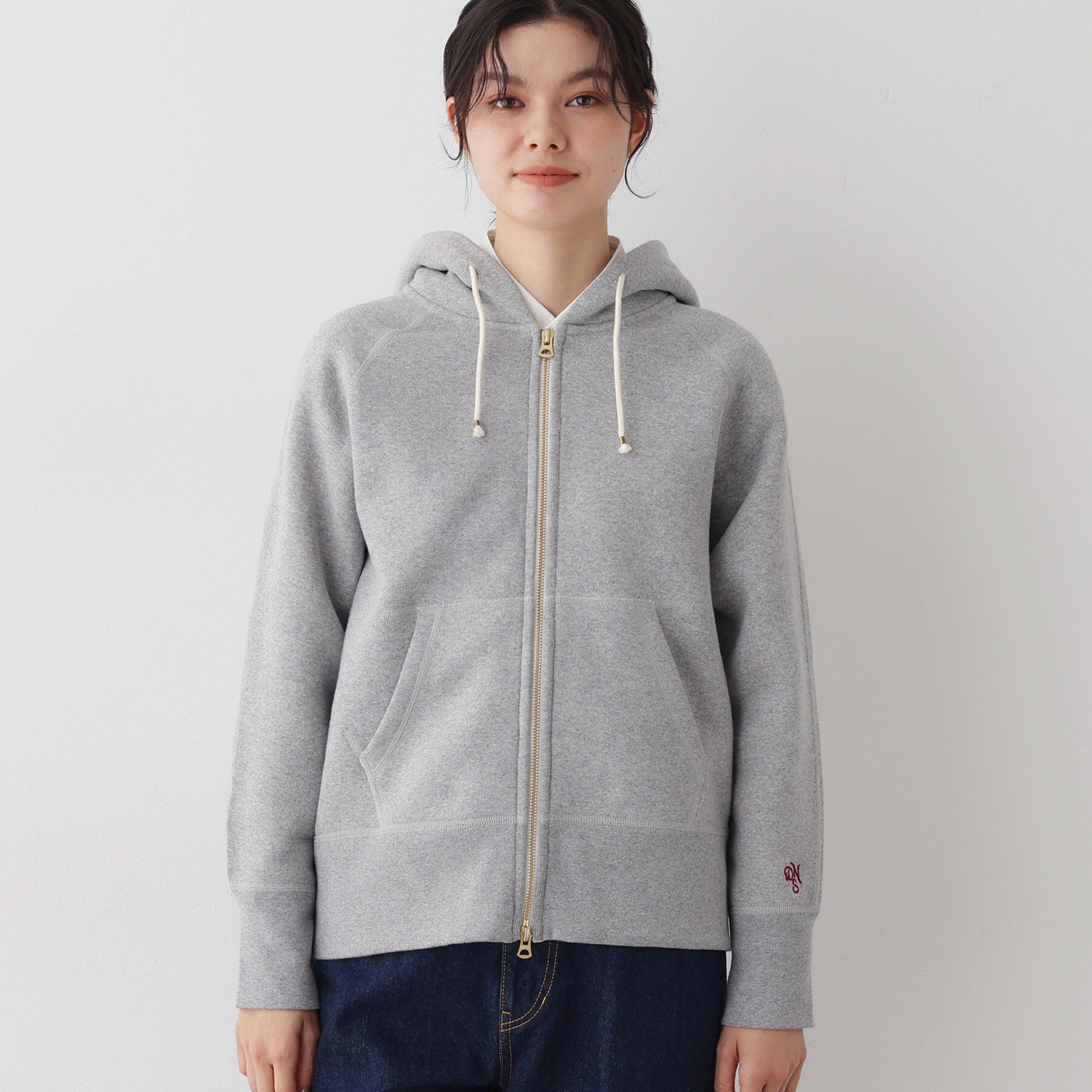 Dessin「【ユニセックス/洗える】吊り裏毛フーデッドスウェット」|パーカー|