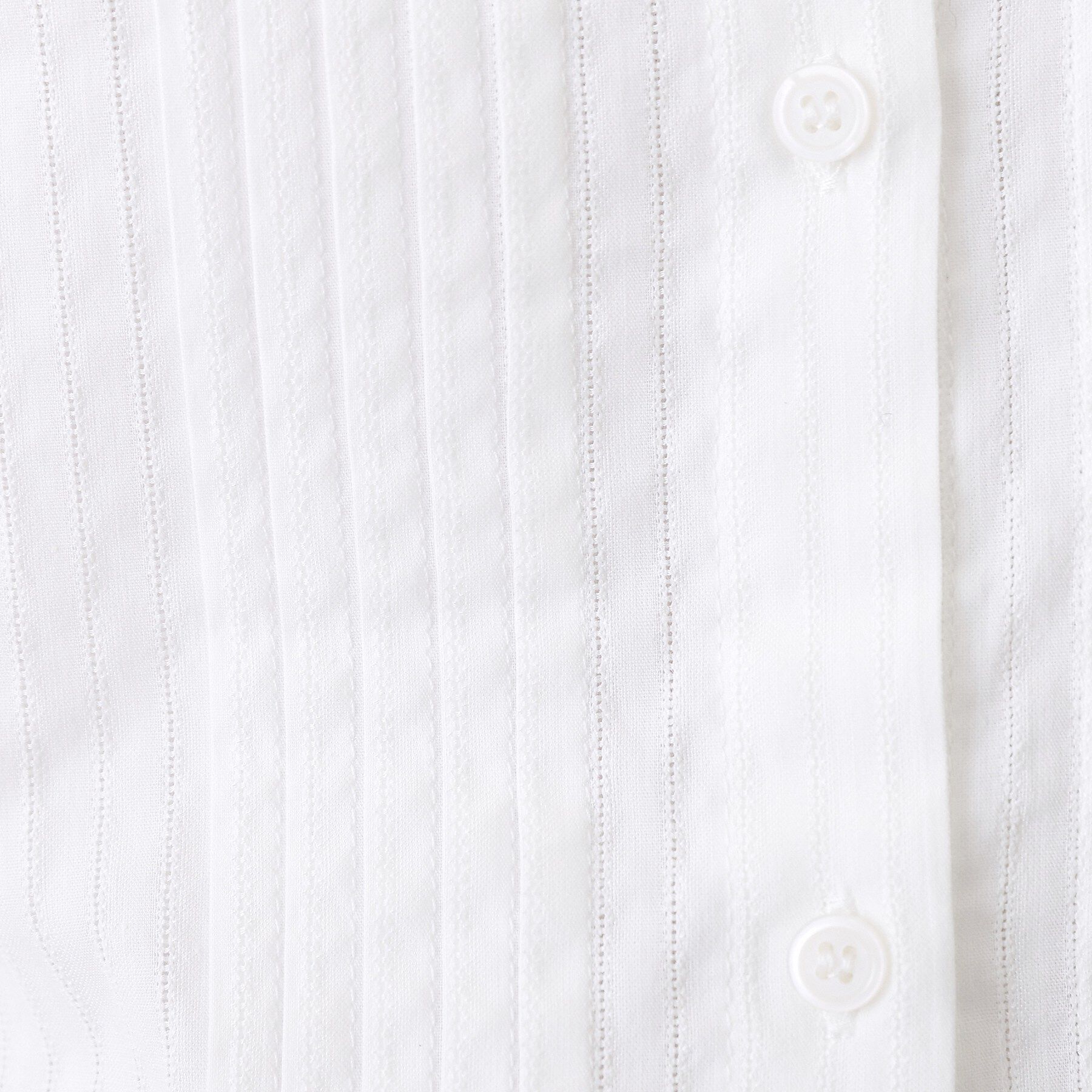 Dessin「【洗える】フリルネックタックブラウス」|シャツ・ブラウス|